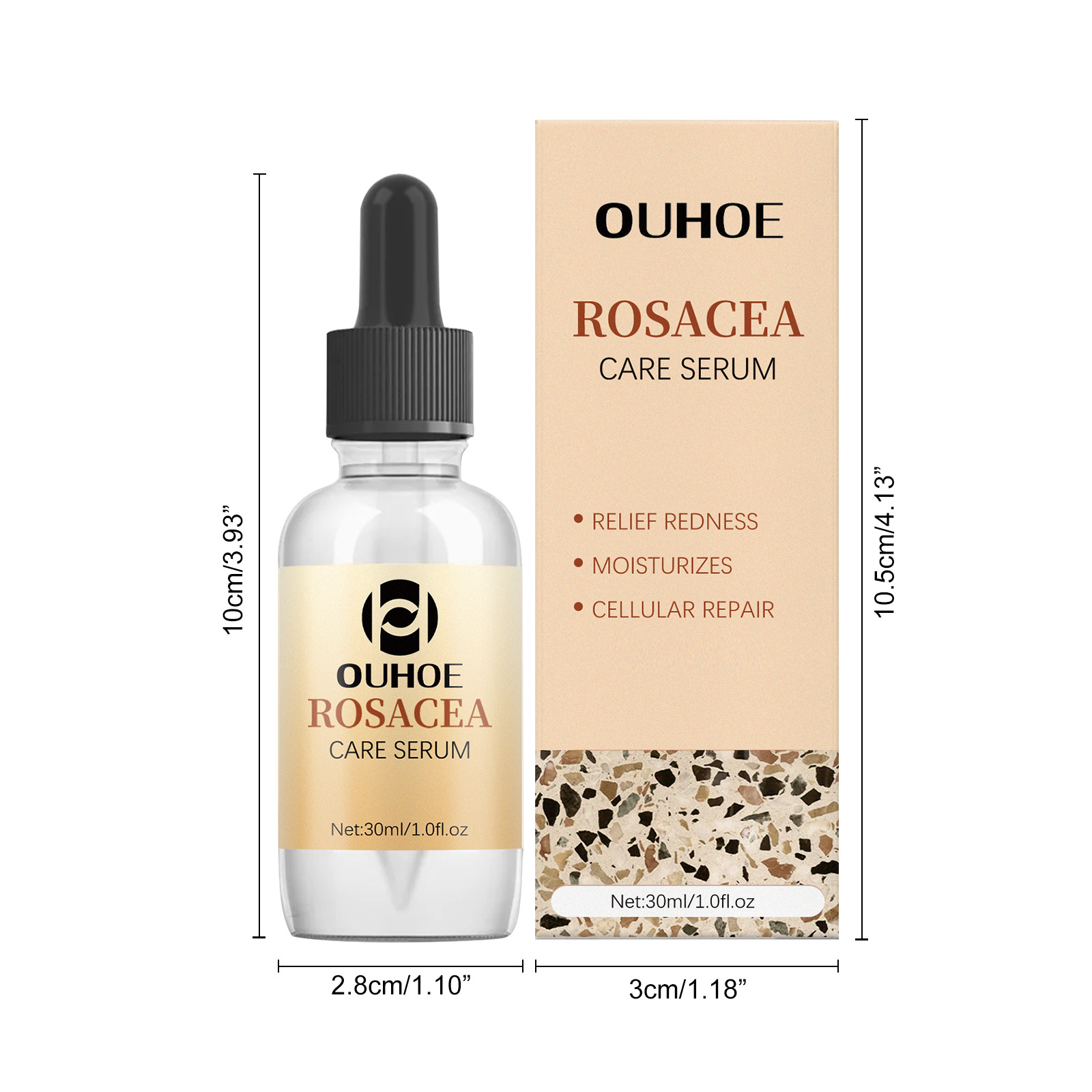 OUHOE Repair essence Repairs Skin Barrier, Lightens Facial Erythema Moisturizing Essential Oil_voghion.com