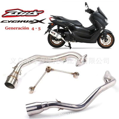 Motorcycle Exhaust Pipe Suitable for Jinzhan Bws Cygnus-X 125 Bws125 Modified Front Exhaust