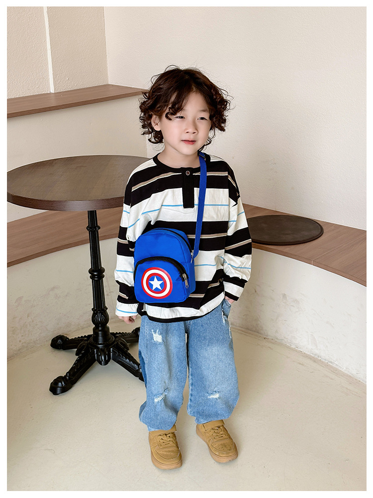 2023 Children's Casual crossbody Bag, New cartoon small crossbody bag for primary school students, portable mobile phone coin purse for boys' Outing undefined