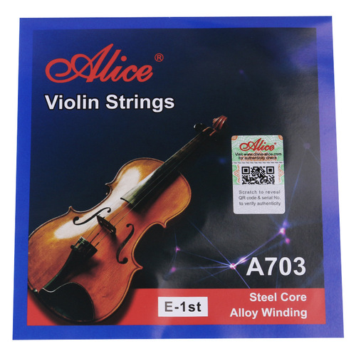 Alice A703 Violin Strings Violin String Set Bulk Strings 1/2/3/4 Strings Violin Accessories