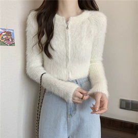 毛衣;女式针织衫;女式貂绒衫