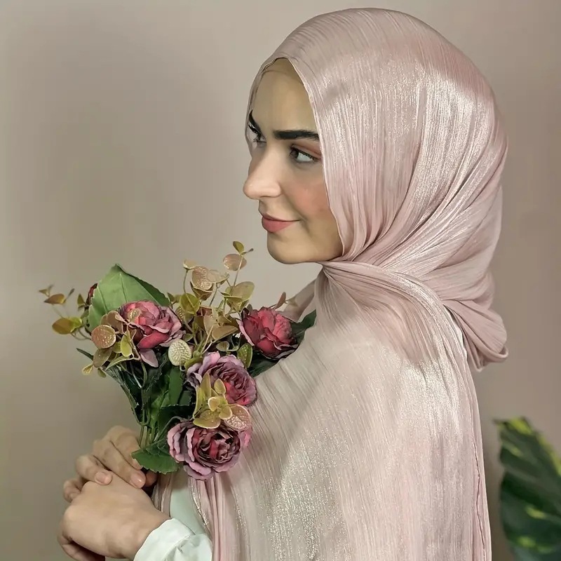 Foulard in seta satinata da donna crepe liscio sciarpa lucida_voghion.com