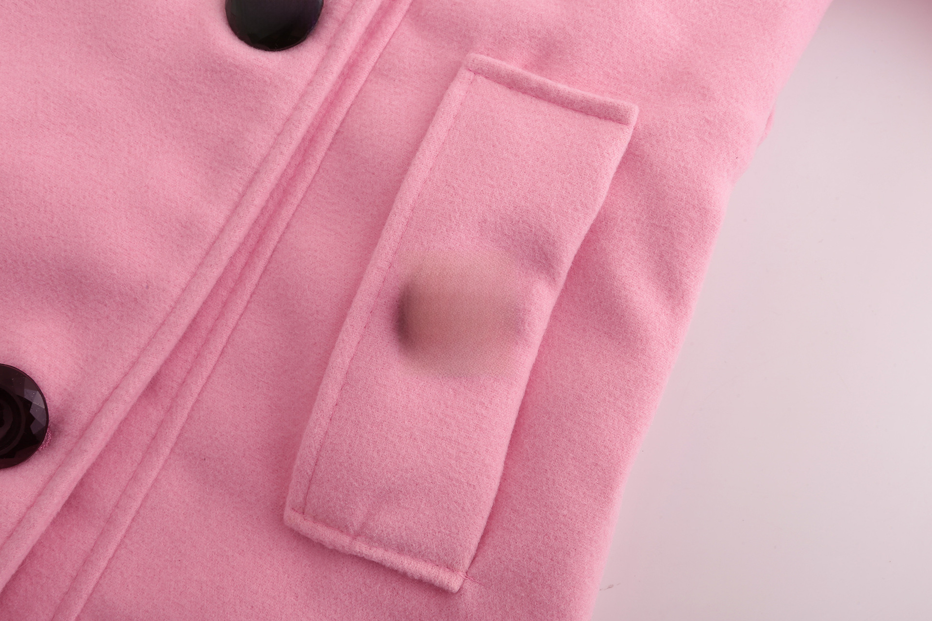 Women's Mid-length Woolen Coat With Large Fur Collar For Winter_voghion.com