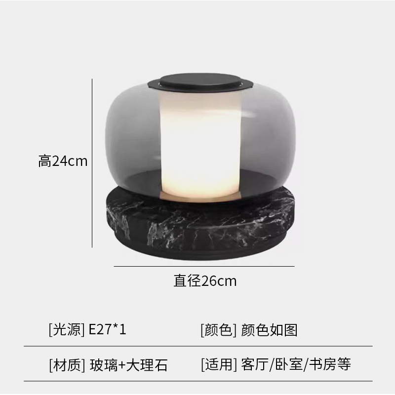 Lámpara de mesa de estudio creativa minimalista posmoderna de fábrica, modelo de diseñador de lujo ligero, lámpara de mesa de decoración de oficina