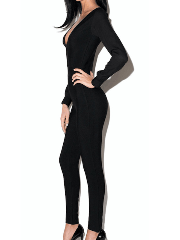 Ropa de Amazon ajustado transfronterizo de color sólido vestido vestido vestido de alta calidad vestido de mujer jumpsuit image 5
