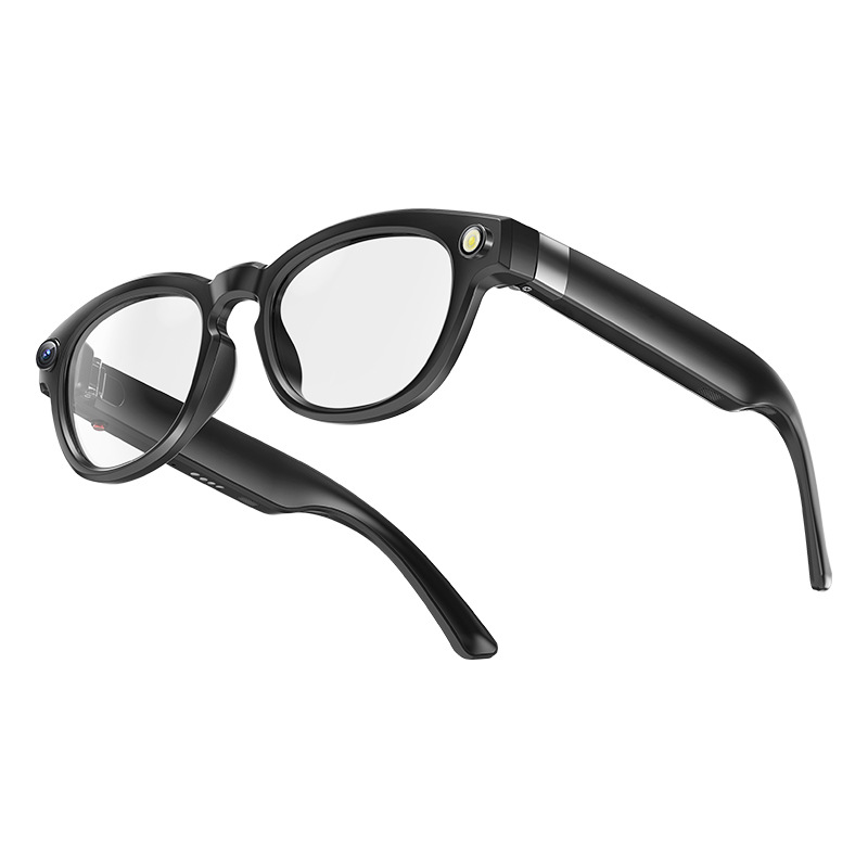 Q8(Hey Cyan) traducción de IA 8 millones de video de soporte de disparo de alta definición llamada Bluetooth escuchando canciones gafas inteligentes