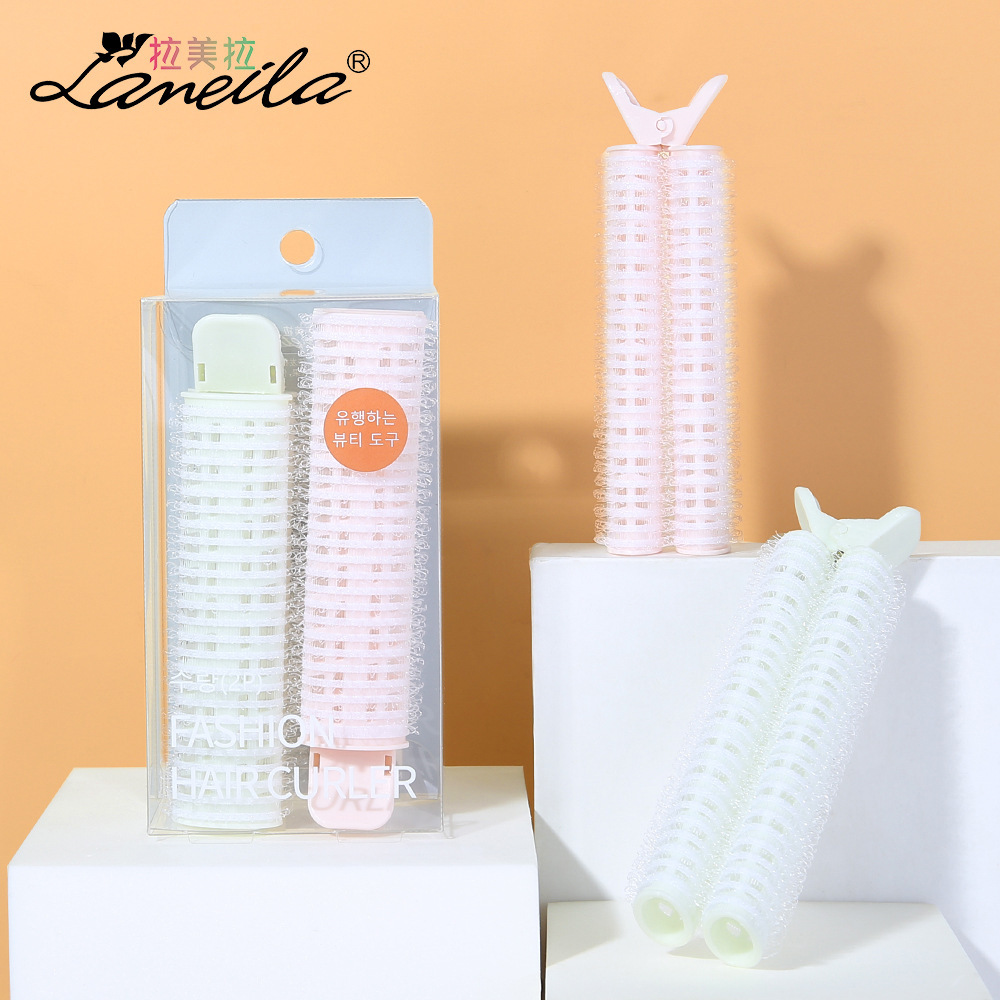 Lamera 2 top natural fluffy clip Air hair top bangs clip fixed self-adhesive hair roller C281