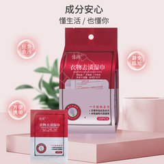 鼎呈衣物羽絨服去漬濕巾便攜一次性去漬小白鞋濕巾20片包工廠直銷