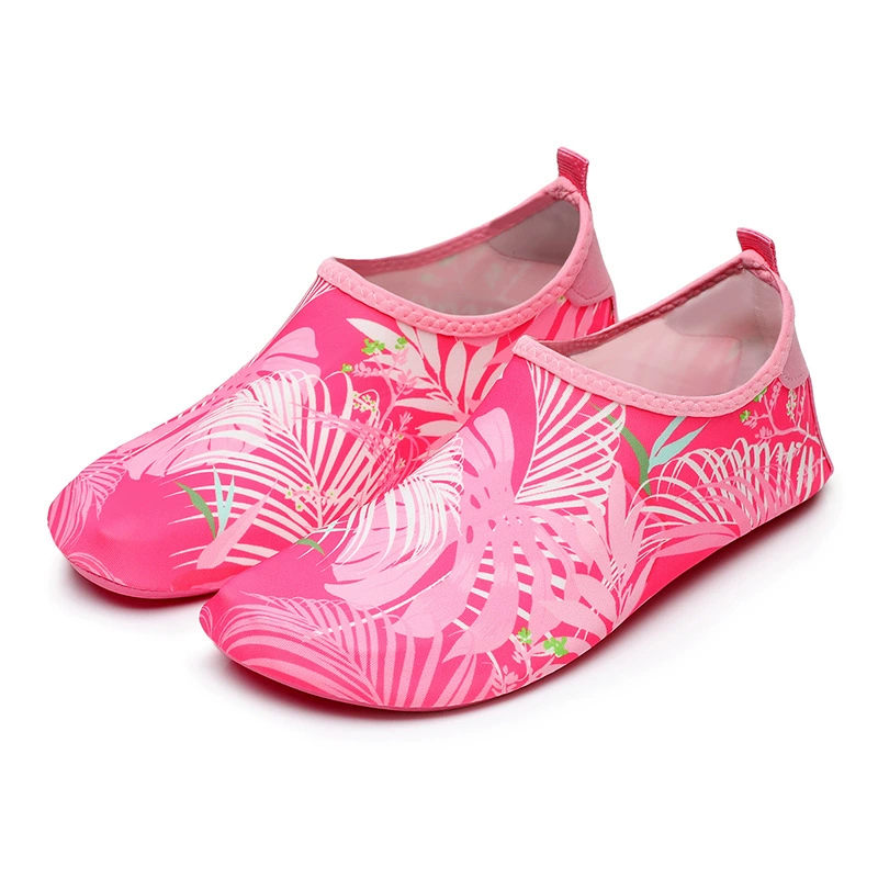 Beach footwear for men and women, non-slip shoes for swimming, legs patch