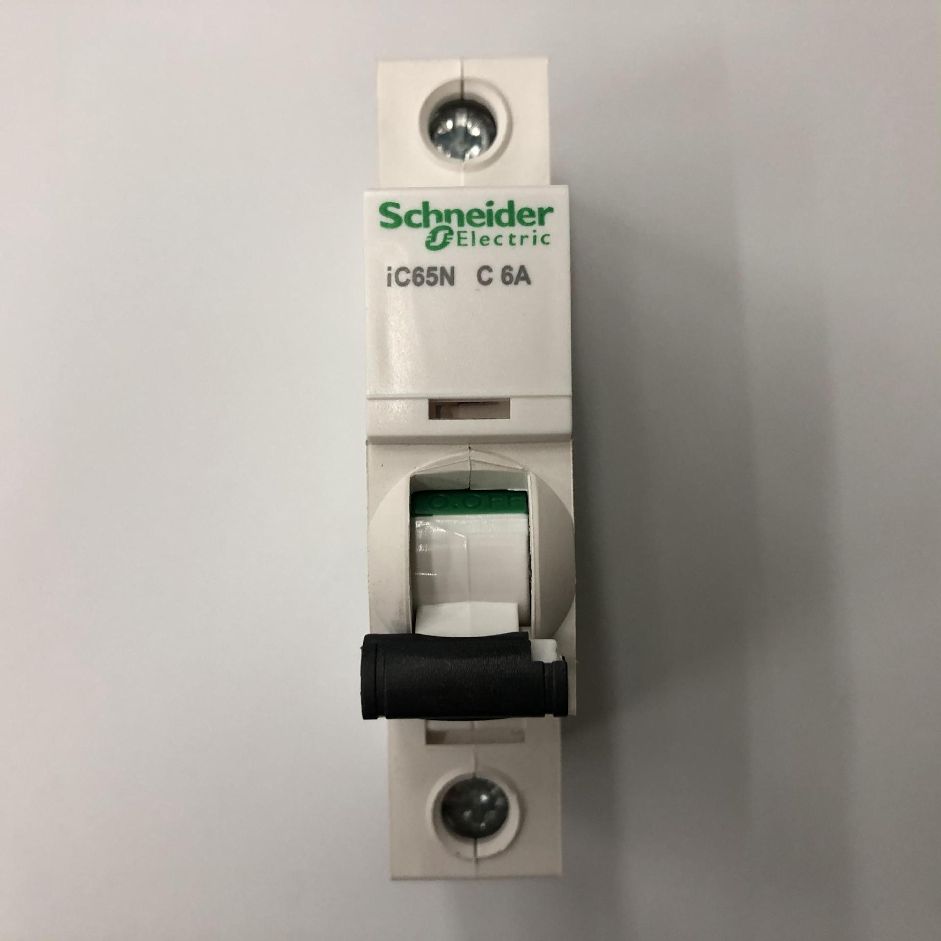 原装正品iC65N 1P C6A  Schneider空气开关小型断路器