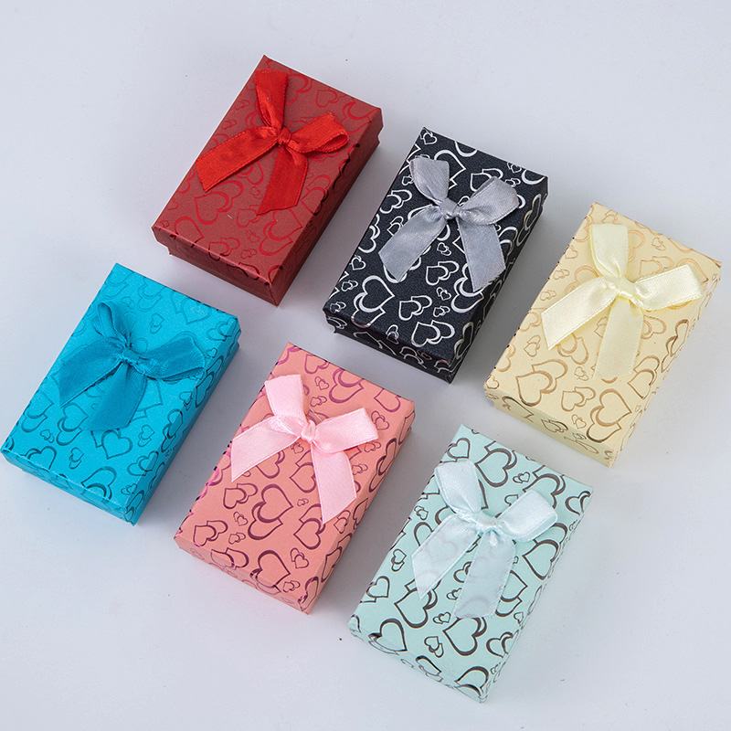 Caja de Regalo para Joyas con Tapa de Papel para Regalos de Cumpleaños