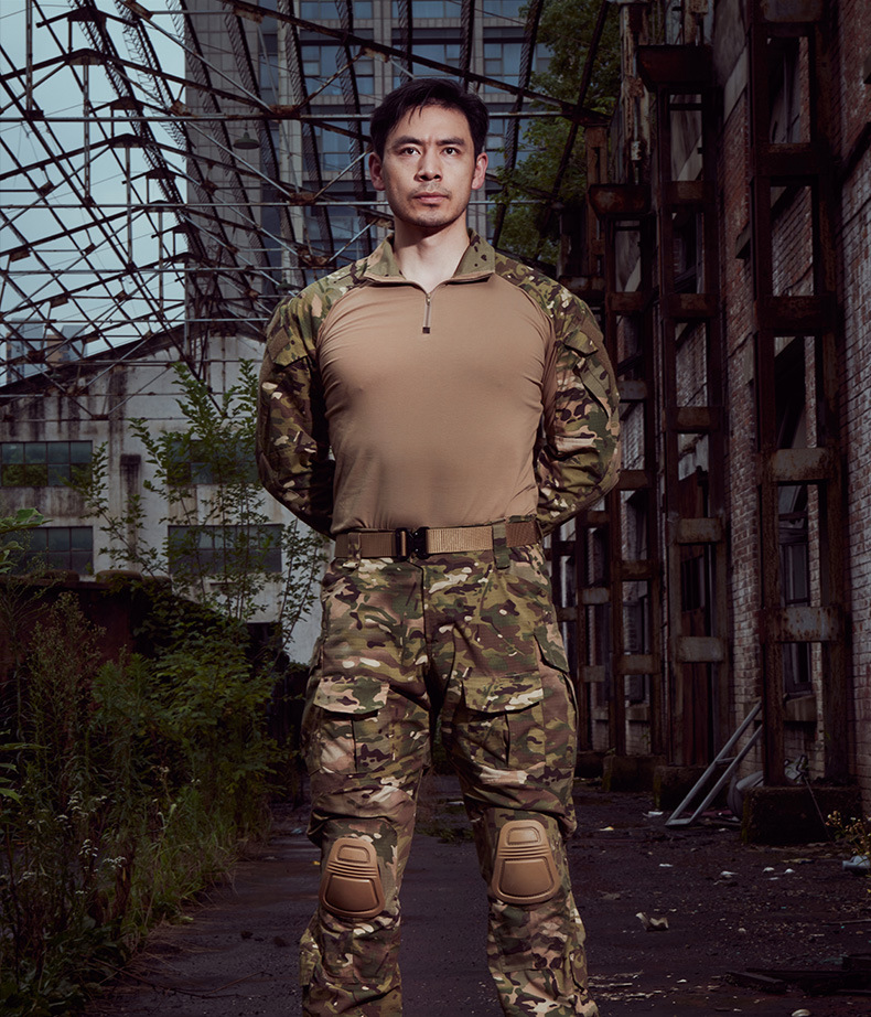 G3 Combat Frog Suit – Uniforme da addestramento tattico, elastica e traspirante, mimetica/nera/verde ranger, taglie dalla XS alla XXXL_voghion.com