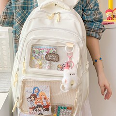日本の二次元コミックコンベンション痛バッグバックパック学生パーティー大容量スクールバッグ女性の軽量バーバッグバックパック
