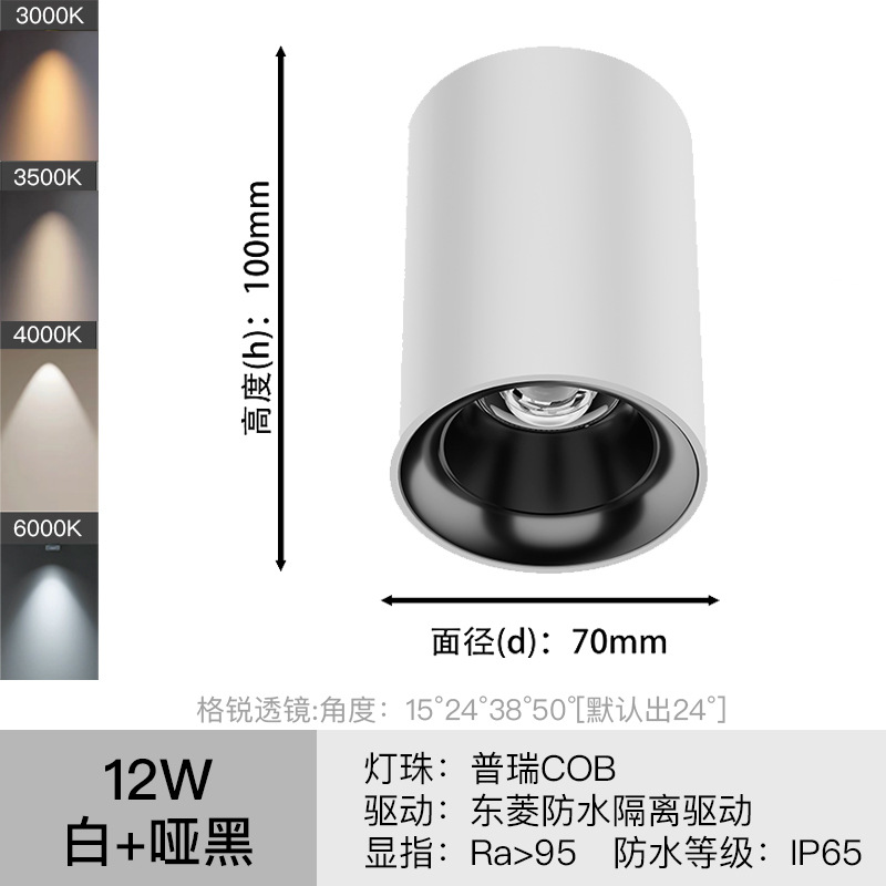 LED luz de techo impermeable al aire libre baño hogar baño techo tienda al aire libre cob luz de techo de techo