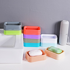 Creative soap holder, bathroom soap draining, no-drilling soap rack, home goods, laundry soap tray, soap cover box