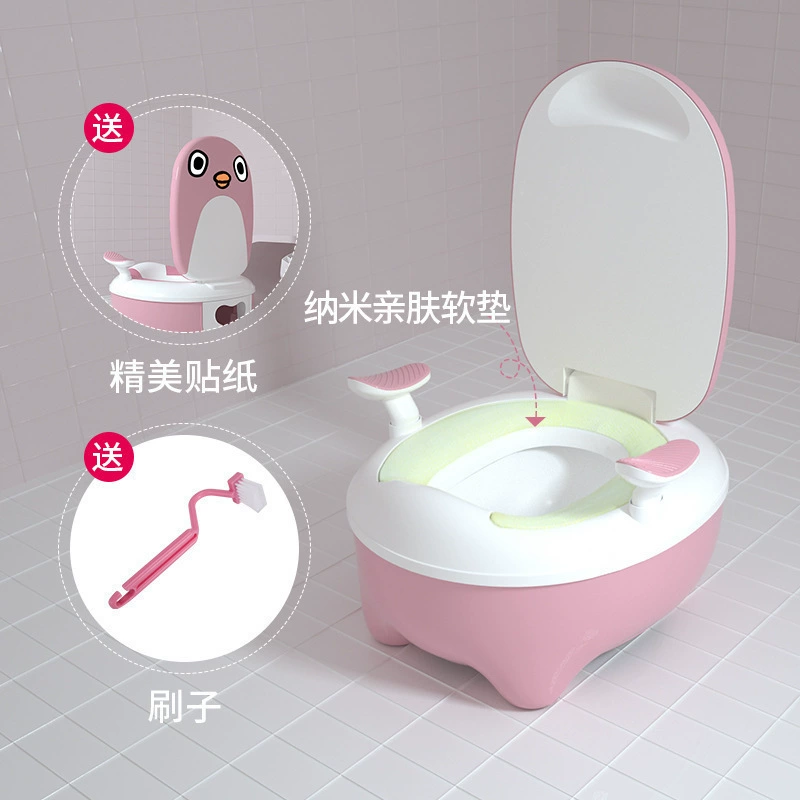 Cute children's toilet for boys for training