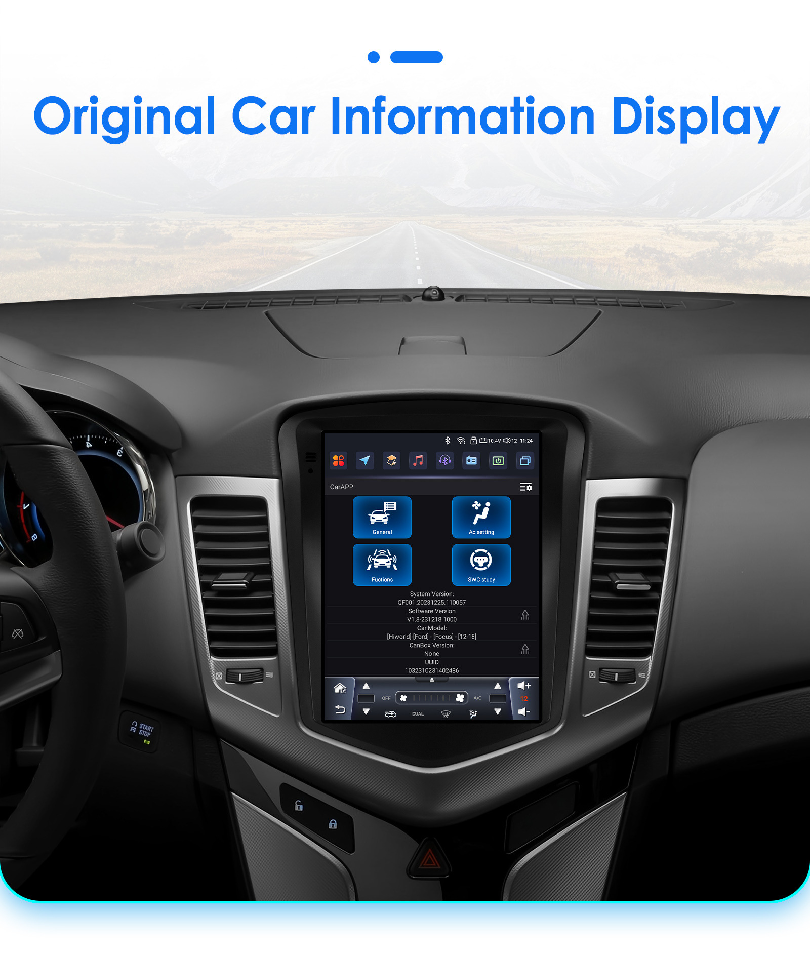 Suitable for Chevrolet Cruze 08-12 Vertical Screen Dedicated 9.7inch Android Navigation Car Gps Hd Mp5