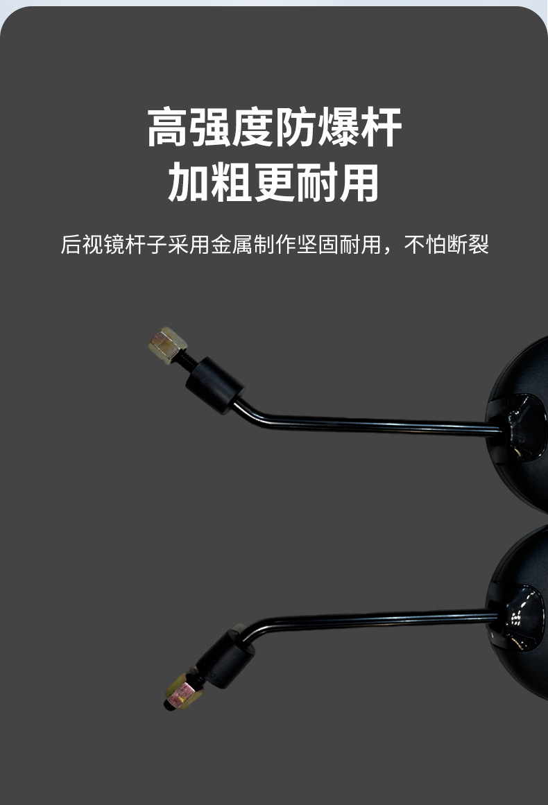 Electric car reflector round mirror original new national standard reversing mirror tram battery car universal electric car rearview mirror