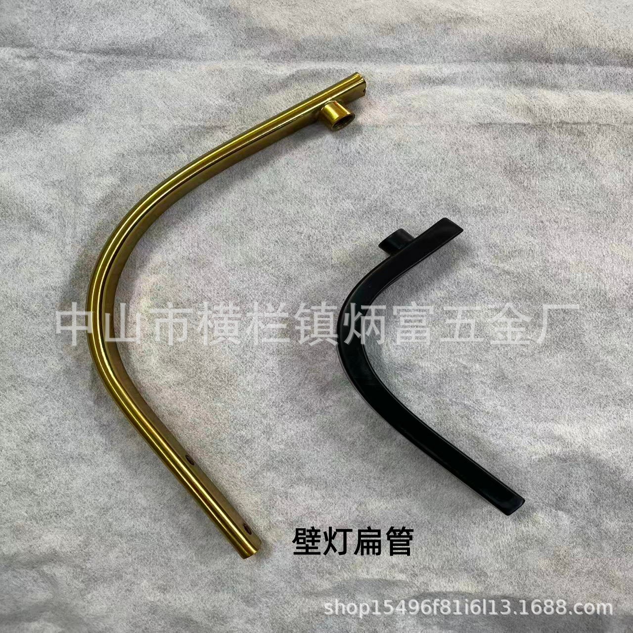 灯饰灯具M10内牙弯管方管转向连接管diy壁灯杆 吊灯喷漆电镀 配件