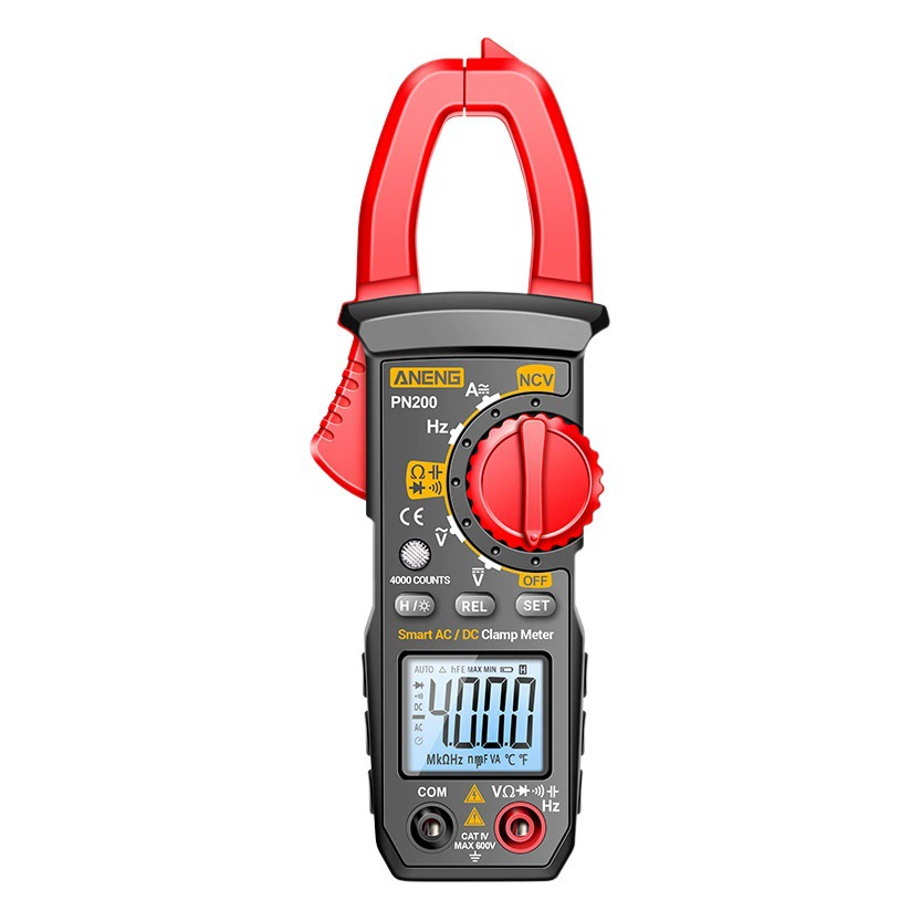 Высокоточный цифровой многофункциональный мультиметр ANENG, обслуживающий электрика Емкостное сопротивление Токоизмерительные клещи