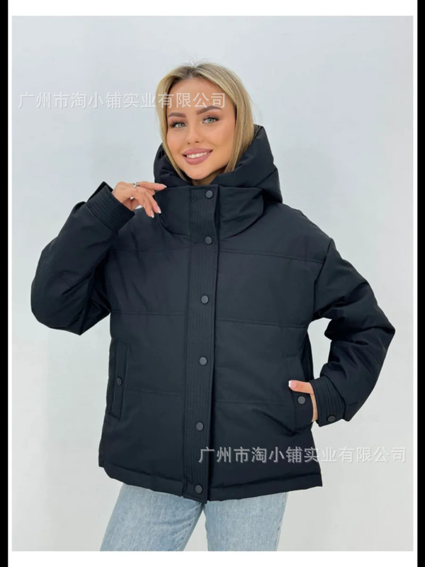冬季外套棉服女米白色韩版宽松小棉袄洋气面包服短款羽绒棉衣ins|undefined