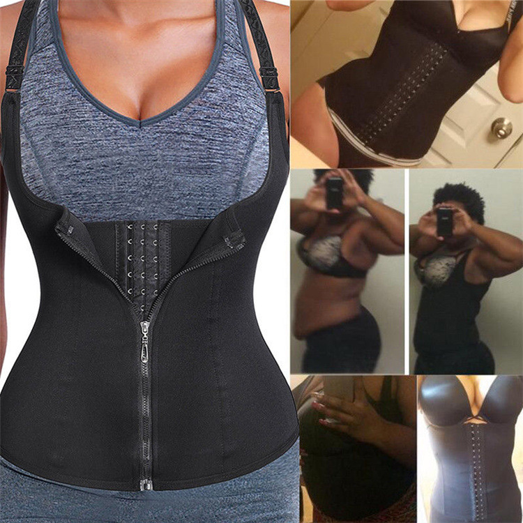 アマゾンの女性の美体のフィットネスのサスペンダーのバックファスナーの宮廷のコルセットのネオプレンの肩のベルトは身の服を作ります。|undefined