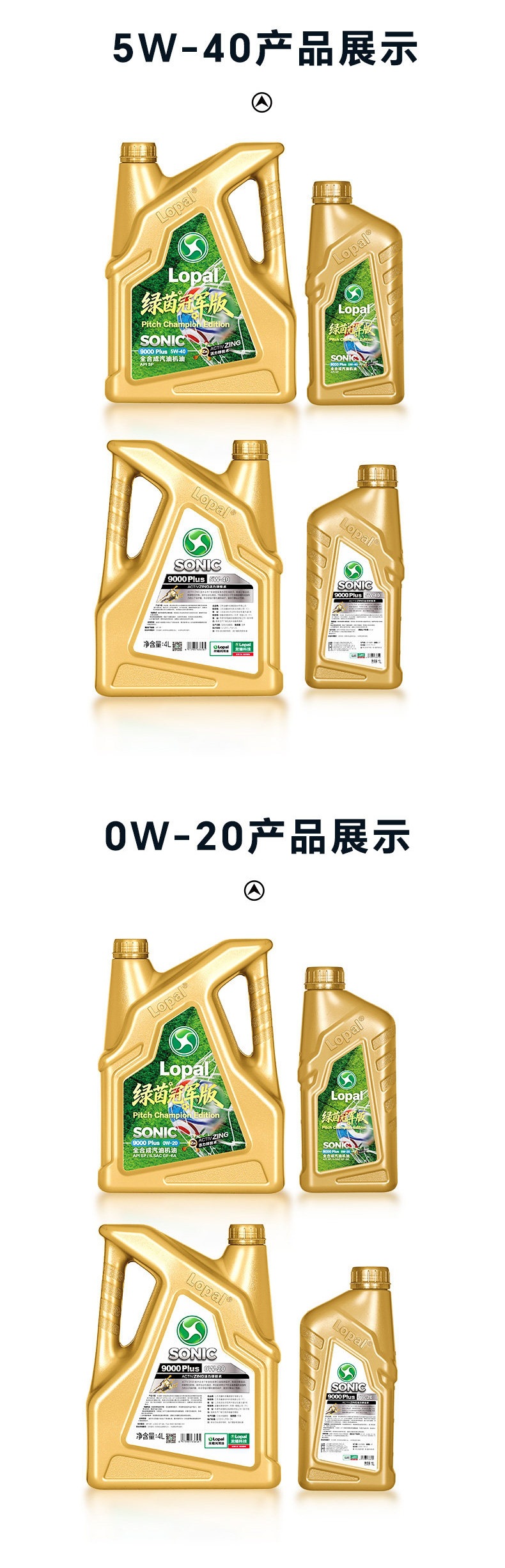 Longpan 9000 5W30 Fully Synthetic Motor Oil 5W40/0W20 National Standard 4L Silent Energy-Saving Anti-Wear SNSP Genuine Product