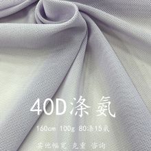 现货40D涤氨高弹针织网眼布春夏印花底布女装打底衫网纱网布面料