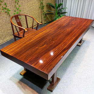 Mahogany Large Board Okumba Coffee Table Solid Wood Tea Table Natural Wood Boss Pear Mahogany Tea Table Tea Board Integrated Piece