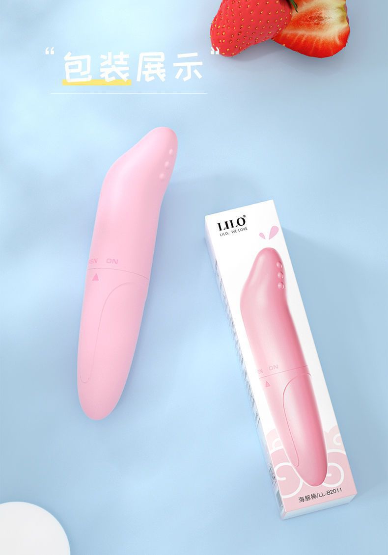 Laile Little Dolphin Mini Vibrator, Portable Battery-Powered Pink Adult Toy — detail image 9
