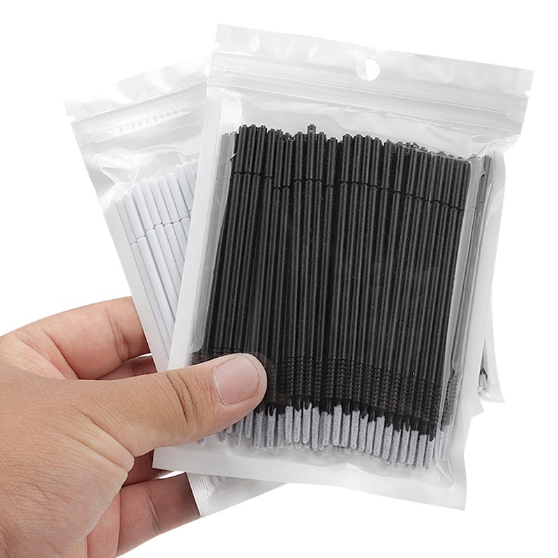 Hisopo de algodón de limpieza de pestañas postizas de injerto al por mayor