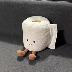トイレシリーズのトイレットペーパー人形