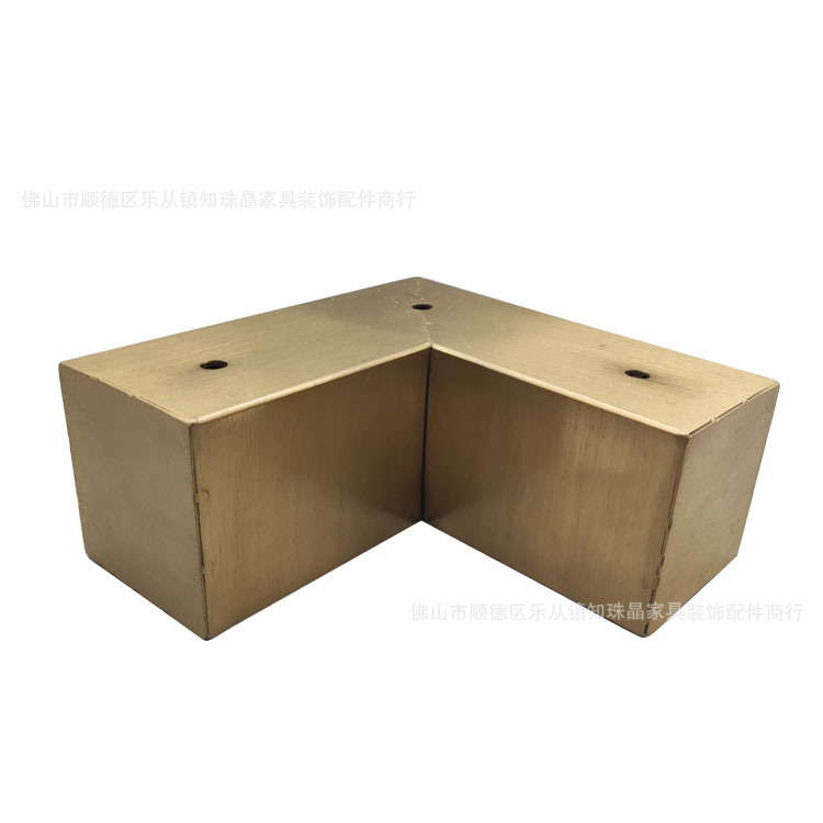 Spot bed foot cushion sofa foot bedside table foot one-word bed leg stainless steel foot metal foot coffee table furniture support foot