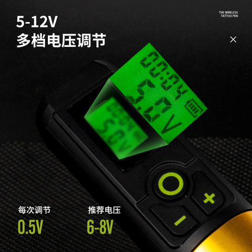 Wireless tattoo pen LED LCD display tattoo tool RCA tattoo tattoo machine tattoo pen battery pen