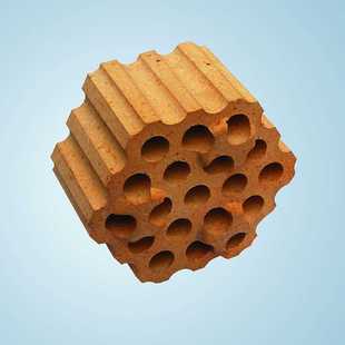 Hongtai factory supply hot stove 19 holes 36 holes clay brick high alumina lattice brick silica brick refractory brick