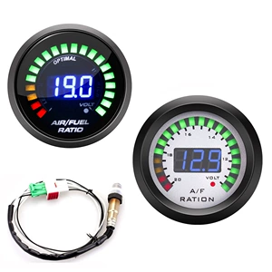 52mm Avtomobil Hava-Yanacaq Nisbəti Ölçən Oksigen Sensoru ilə Rəqəmsal Ekran LED 2 düym