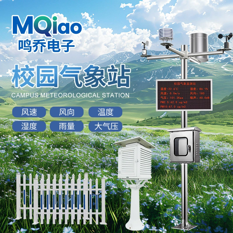 Кампус Метеорологическая станция Школьная метеорологическая станция Колледж популяризация науки автоматическое оборудование для мониторинга окружающей среды обучение Метеорологическая станция