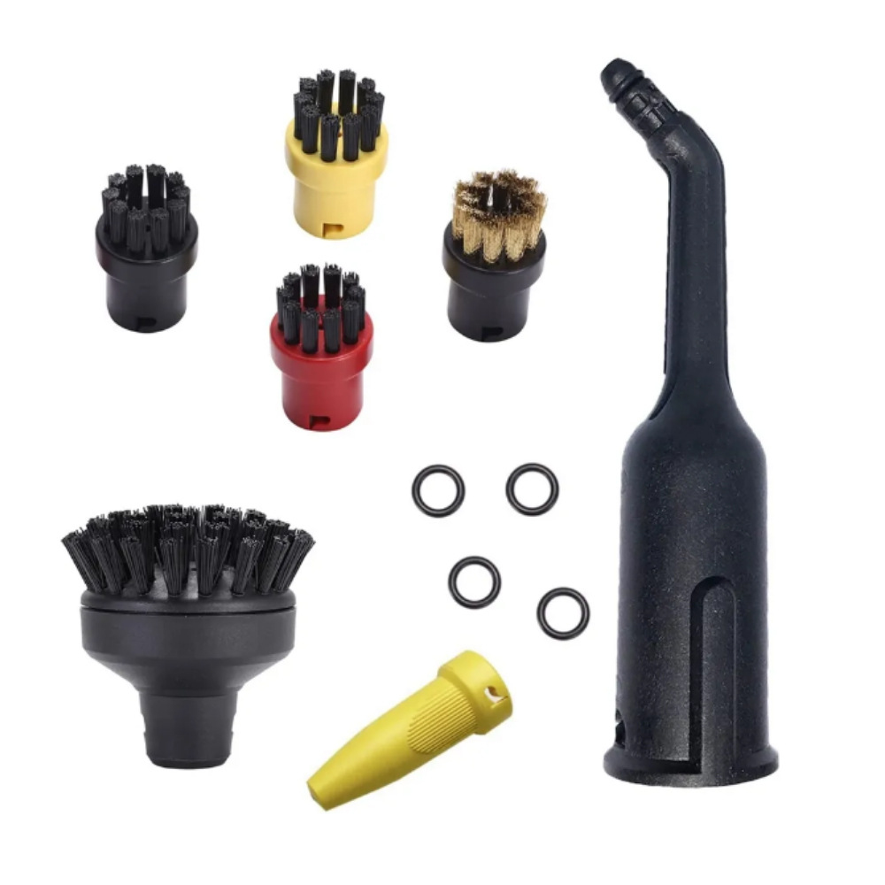 Adecuado para accesorios de vapor Karcher Kach, trapo, trapo, accesorios de vapor Karcher, cepillo redondo pequeño, cepillo de cobre