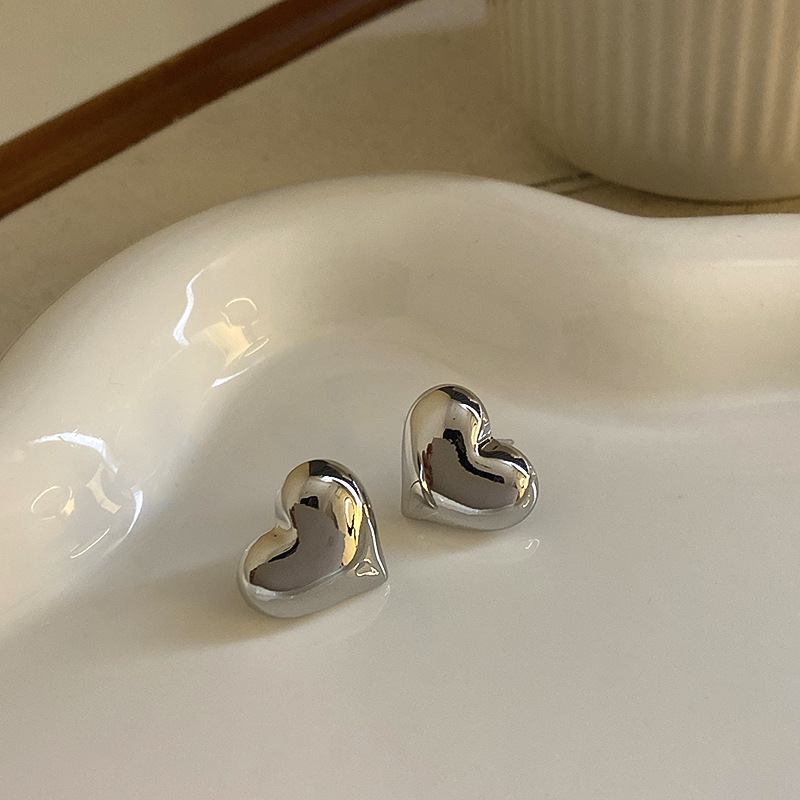 Aguja de plata diamantes geométricos aretes de perlas redondos ligeros de lujo de alta calidad pernos de orejas de estilo francés temperamento femenino orejas de nicho mayorista image 12