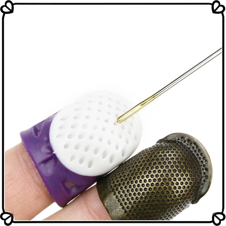 Трансграничный силиконовый наперсток против укола пальца, защитный рукав для вышивки крестиком, наперсток, игольчатый пресс, бытовые швейные инструменты