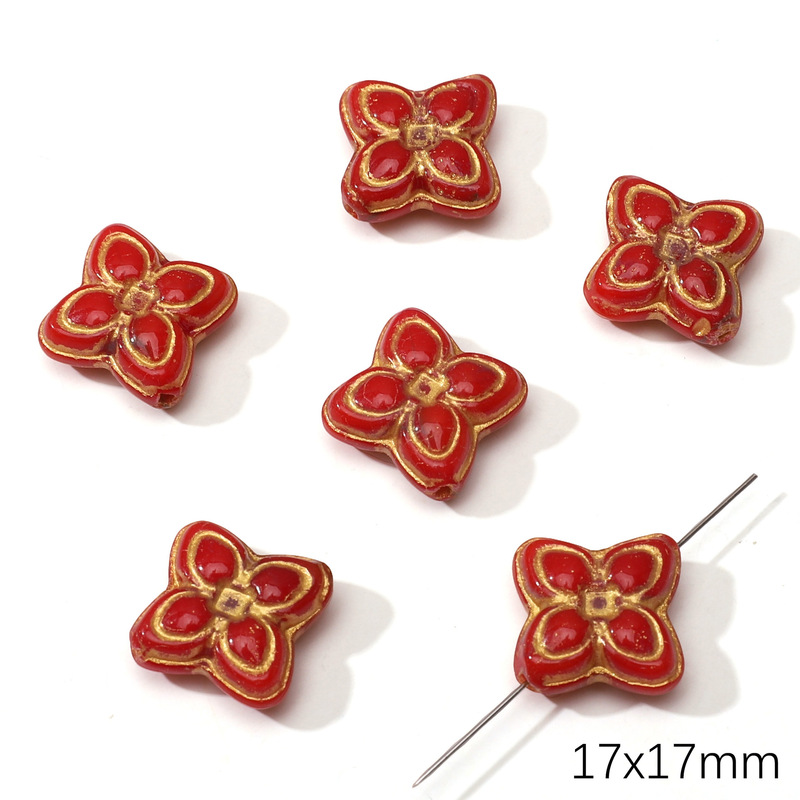 琉璃捷克珠玻璃珠散珠隔珠手工diy饰品配件手链手串材料串珠材料|undefined