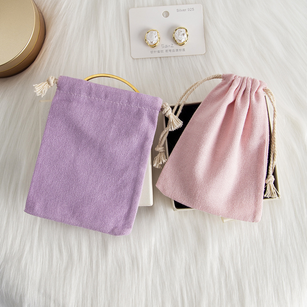 5g Weight Gift Wrapping Supplies Event & Party Supplies Jewelry Packaging Bags Classification 1 Piece Quantity Daily, Party Occasion Solid Color Pattern Simple Style Style 1 Piece Cloth Simple Style Daily Party Solid Color Jewelry Packaging Bags 13