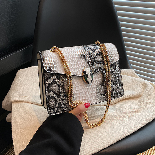  New Arrival Women's Bag: Stylish Retro-Style Small Square Bag with Chic Chain, Perfect for Shoulder or Crossbody Wear – Trendy European & American Design