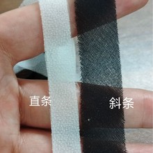 1-2CM宽直丝斜丝牵条防伸缩条单面带胶有纺衬布30D嵌条定型条