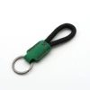 Dark green red line