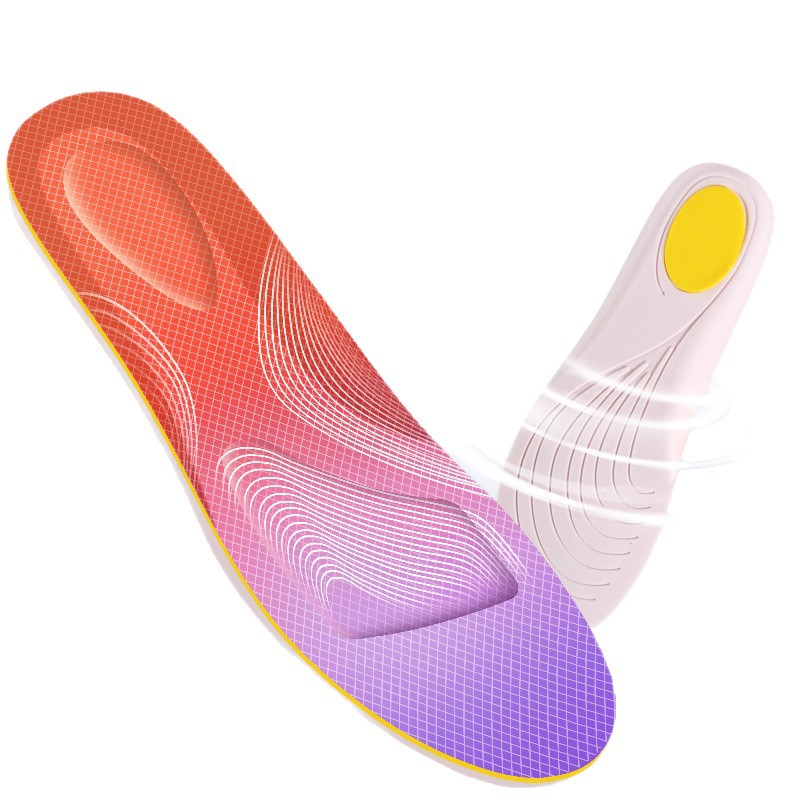 Nube pequeña plantilla de zapato deportivo para hombres y mujeres, PU absorción de sudor, sensación de mierda, antiolor, absorción de sudor, transpiración, alta elasticidad y amortiguación, plantilla de entrenamiento militar