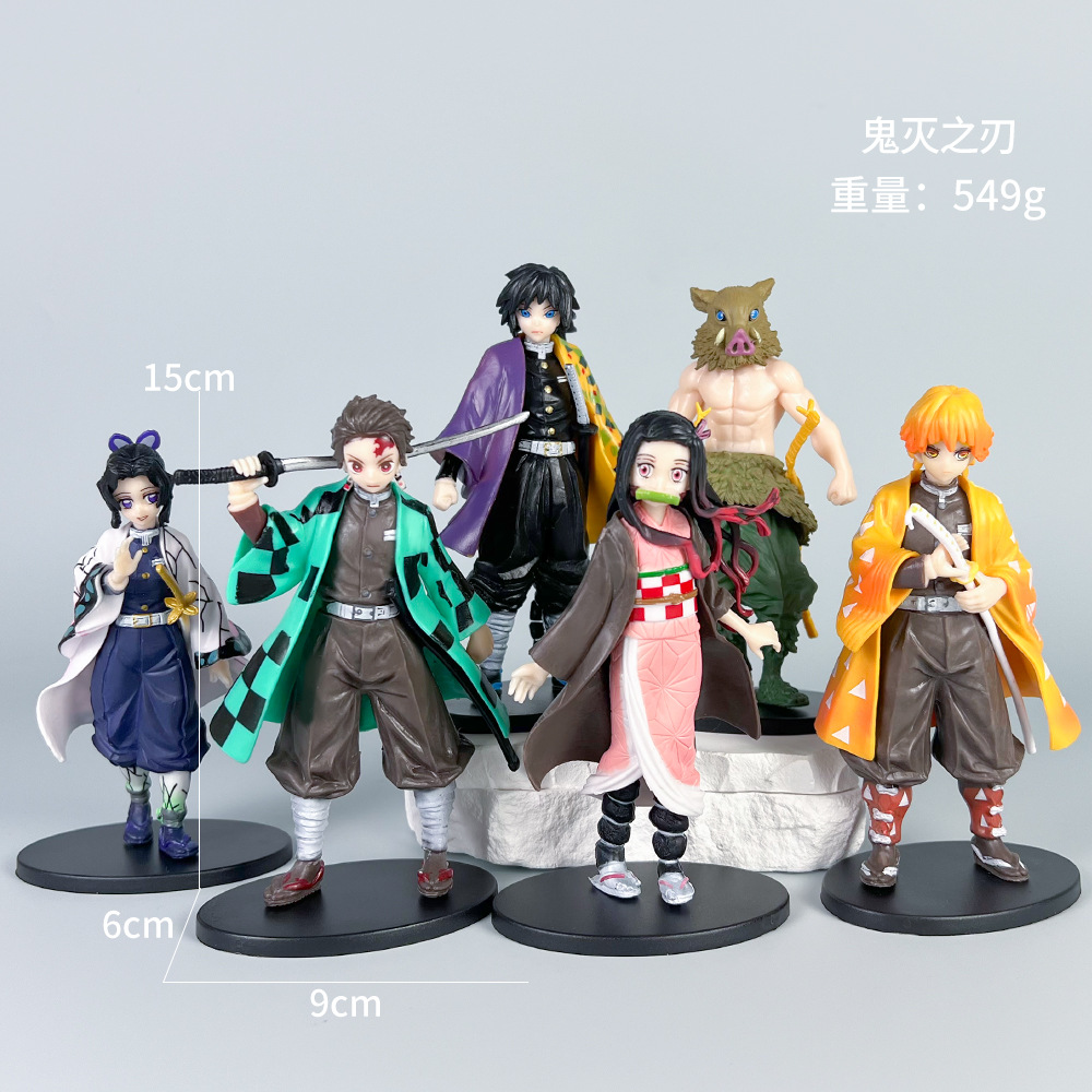 鬼滅の刃 フィギュアモデル オーナメント アニメ 火神炭治郎 私の妻 善意のミドコ 富岡義勇 組み立て済み