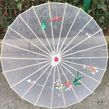 透明伞烟雨行舟舞蹈伞道具江南演出表演工艺伞民族傣族古典场舞伞