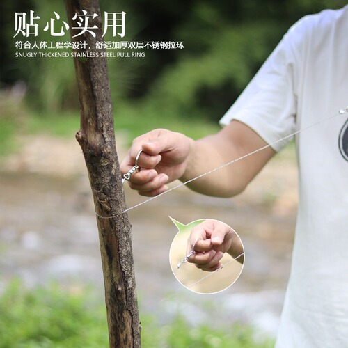 Portable camping survival saw camping jig saw wire saw chain saw outdoor survival tool wire saw pocket saw