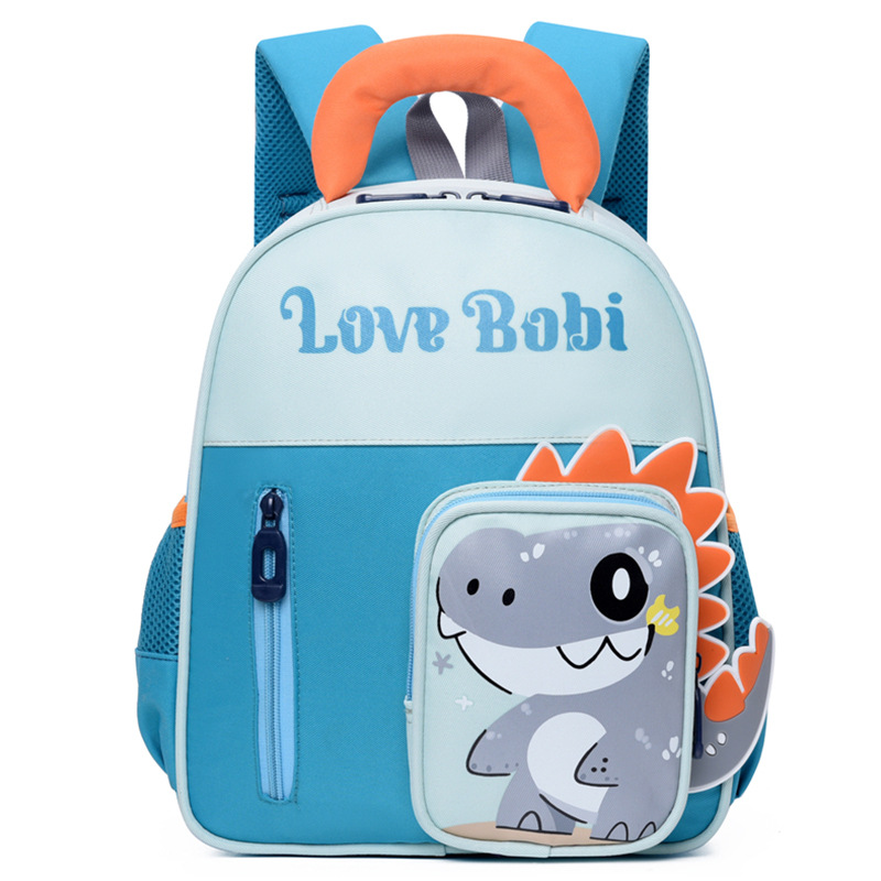 Dinosaurios de dibujos animados mochila para niños adorable conejo niña mochila de jardín de infantes mochila de bebé ligera